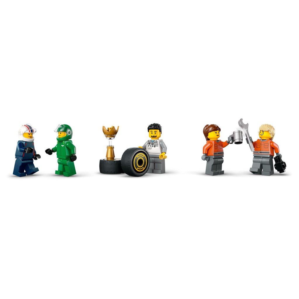 Конструктор LEGO City Вантажівка F1 з автомобілями RB20 та AMR24 (60445)