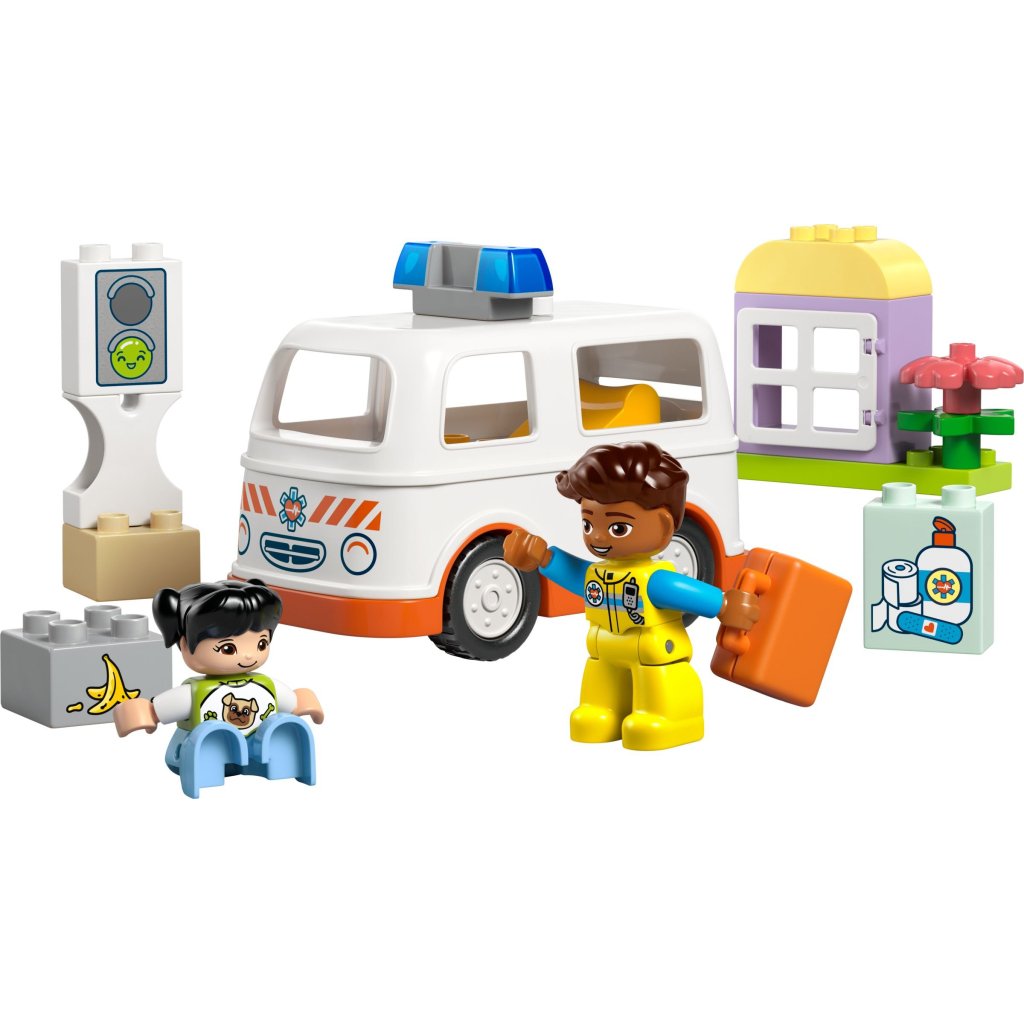 Конструктор LEGO DUPLO Town Швидка допомога та водій (10447)