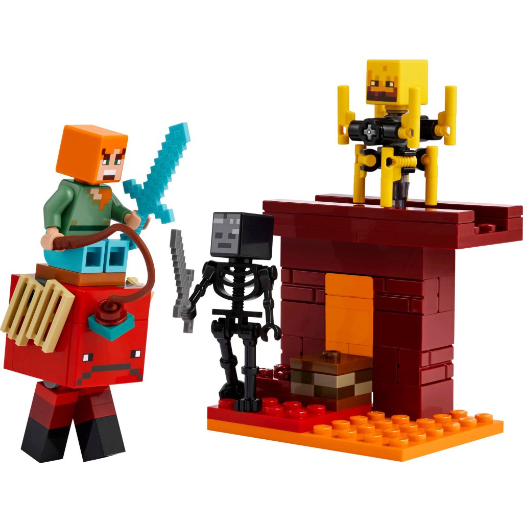 Конструктор LEGO Minecraft Битва з лавою у Незері (21266)