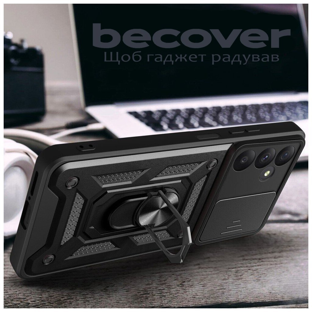Чохол до мобільного телефона BeCover Military Samsung Galaxy A36 SM-A366 Black (712863)