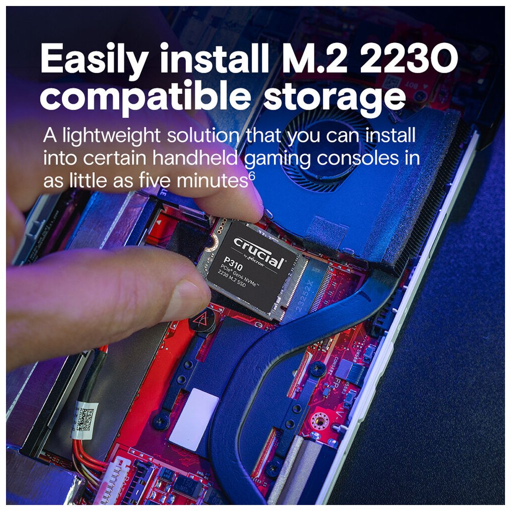 Накопичувач SSD M.2 2230 2TB P310 Micron (CT2000P310SSD2)