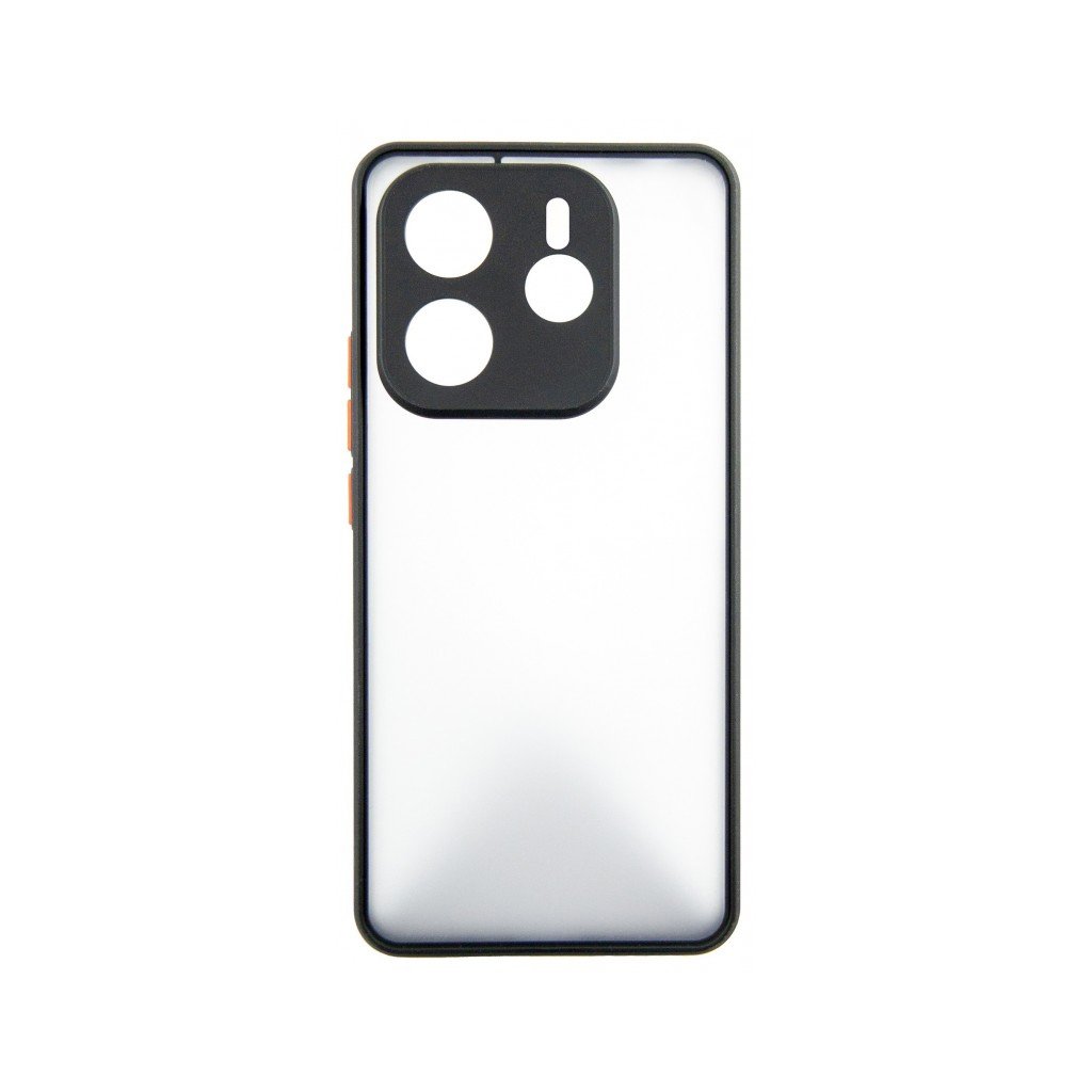 Чохол до мобільного телефона Dengos Kit Xiaomi Redmi Note 14 case Matte + glass (Black) (DG-KM-127)