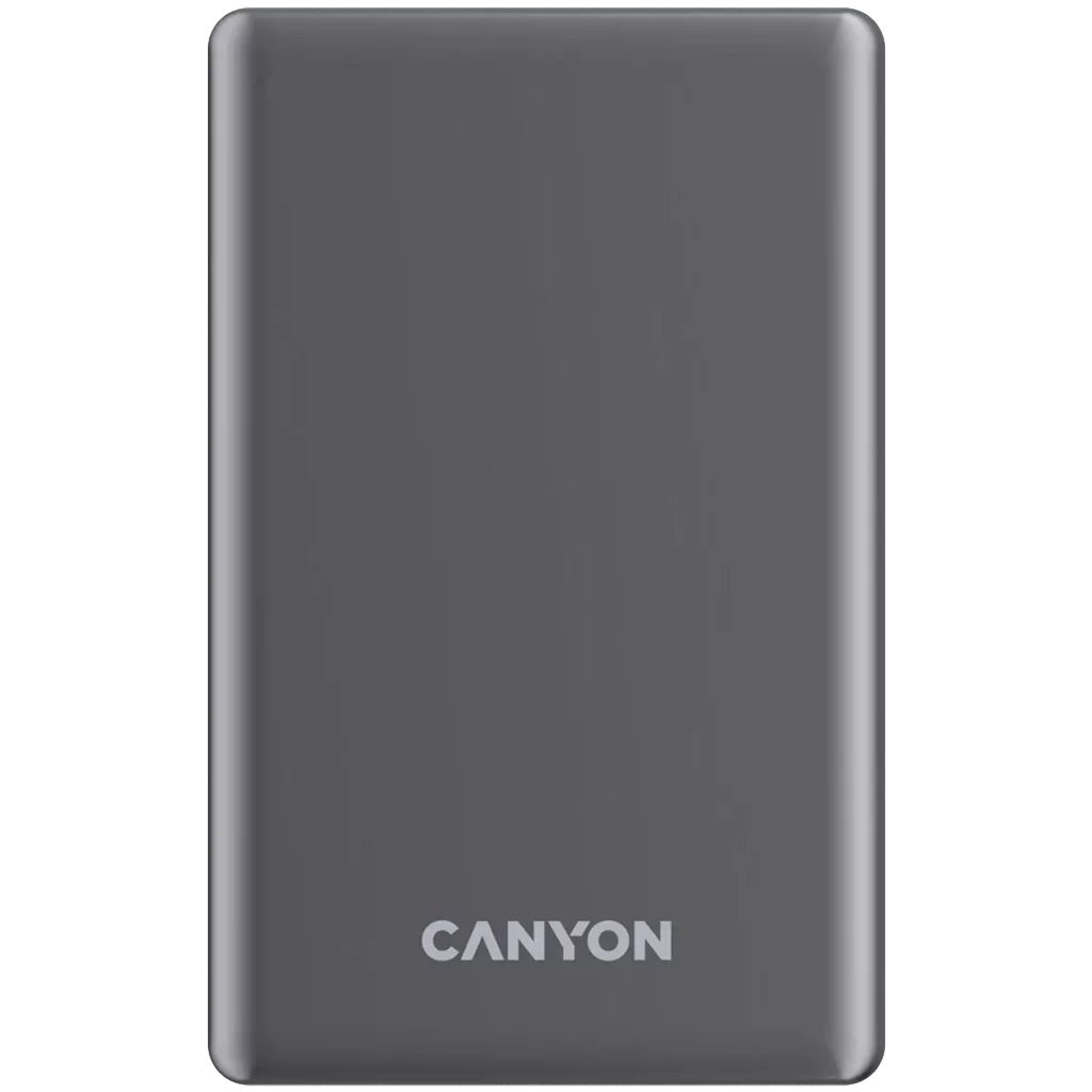 Батарея універсальна Canyon 5000mAh OnPower 505 slim Magsafe PD/20W Dark Grey (CNS-CPB505DG)
