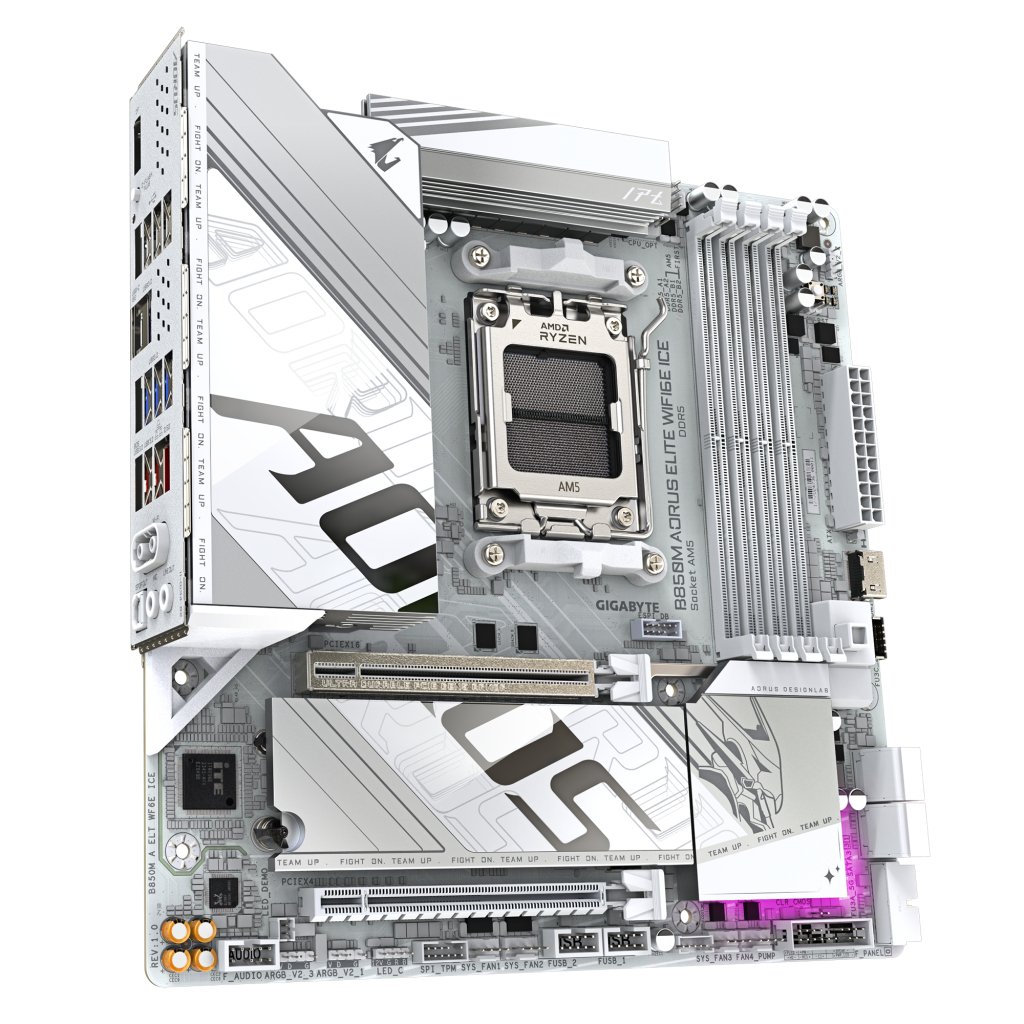 Материнська плата GIGABYTE B850M A ELT WF6E ICE (B850M AORUS ELITE WIFI6E ICE)