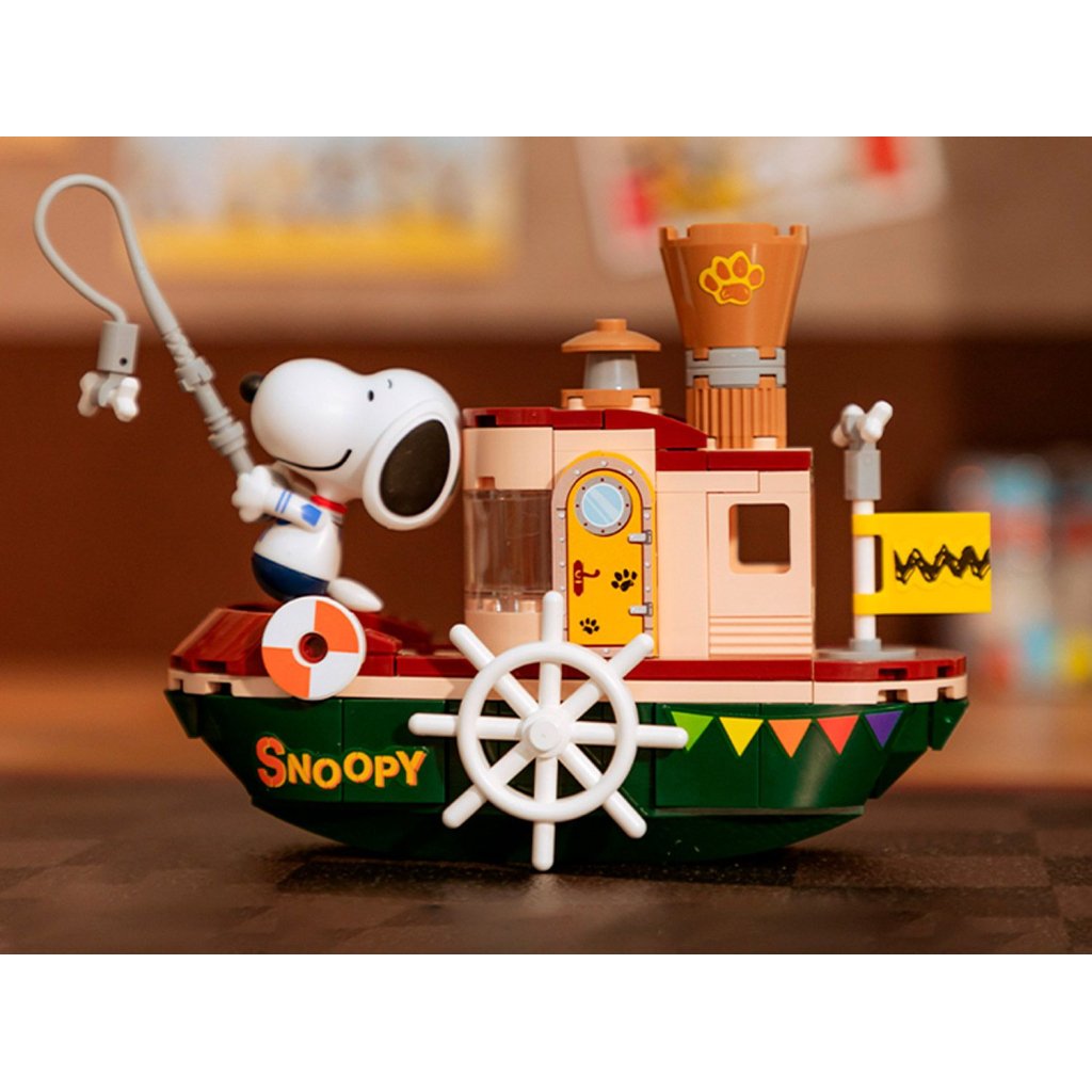 Конструктор Pantasy Snoopy – Пароход (86907)