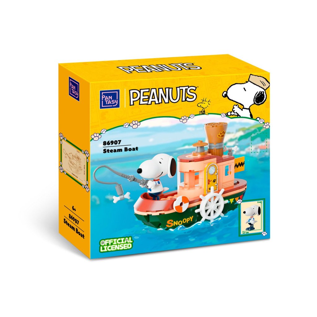 Конструктор Pantasy Snoopy – Пароход (86907)