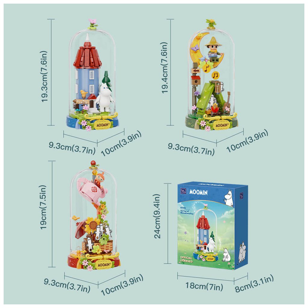 Конструктор Pantasy Moomin – Весна в Мумінваллеї (87202)