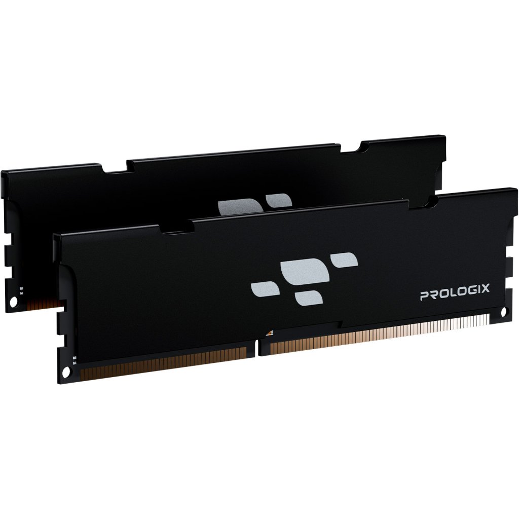 Модуль пам’яті для комп’ютера DDR4 32GB (2x16GB) 3200 MHz Black Prologix (PRO32GB3200B4K)