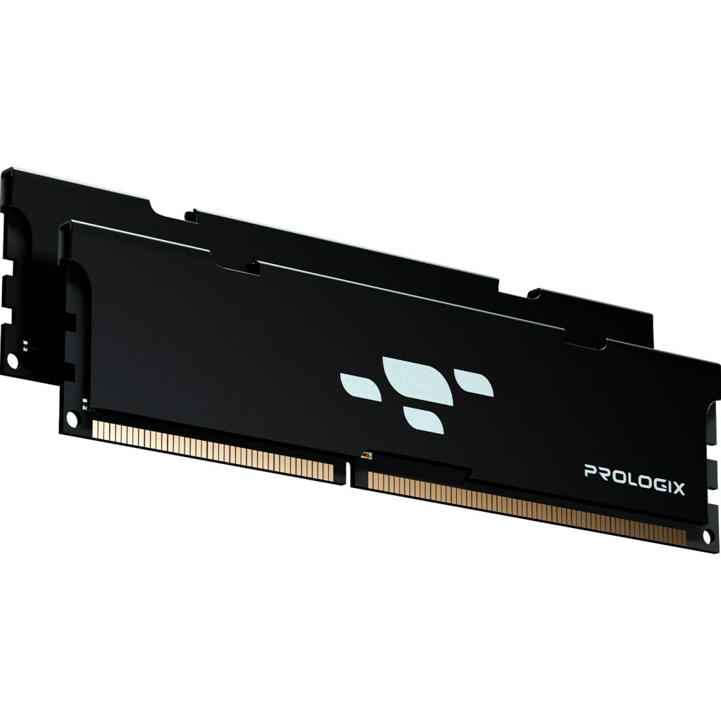Модуль пам’яті для комп’ютера DDR4 32GB (2x16GB) 3200 MHz Black Prologix (PRO32GB3200B4K)