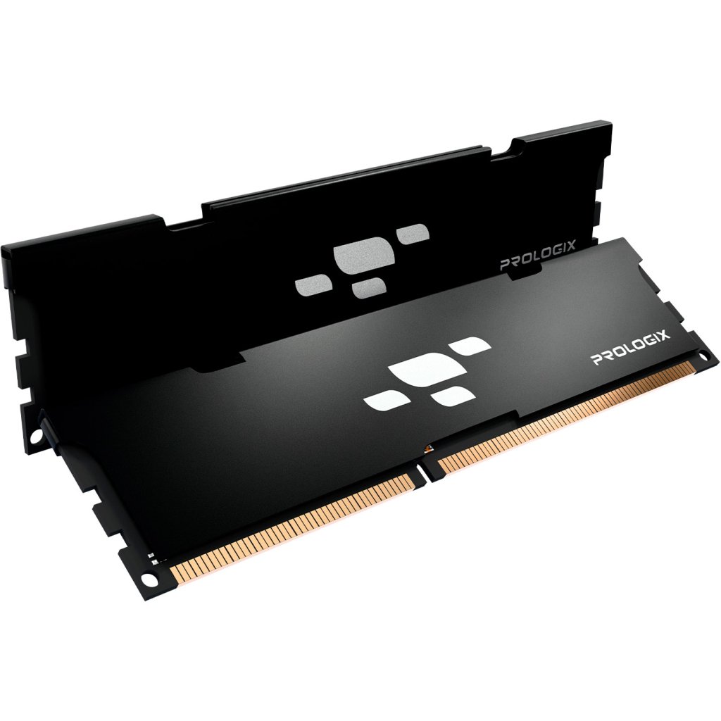 Модуль пам’яті для комп’ютера DDR4 32GB (2x16GB) 3200 MHz Black Prologix (PRO32GB3200B4K)