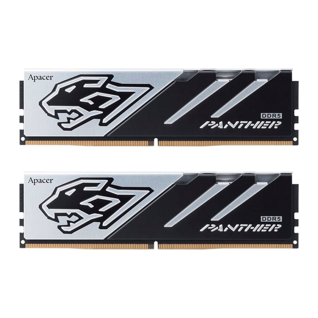 Модуль пам’яті для комп’ютера DDR5 32GB (2x16GB) 5200 MHz Panther Apacer (AH5U32G52C5227BAA-2)