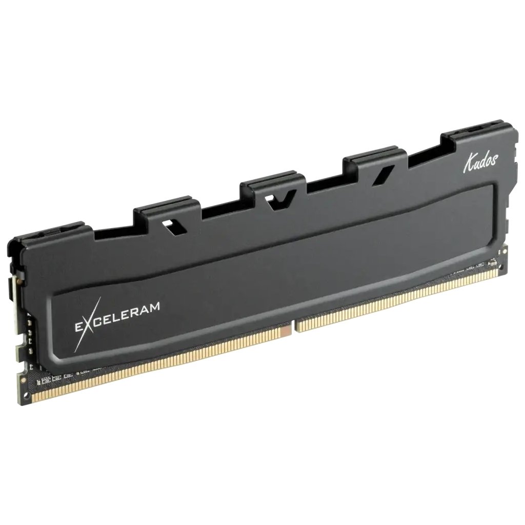 Модуль пам’яті для комп’ютера DDR5 16GB 6400 MHz Black Kudos eXceleram (EK50160645252C)