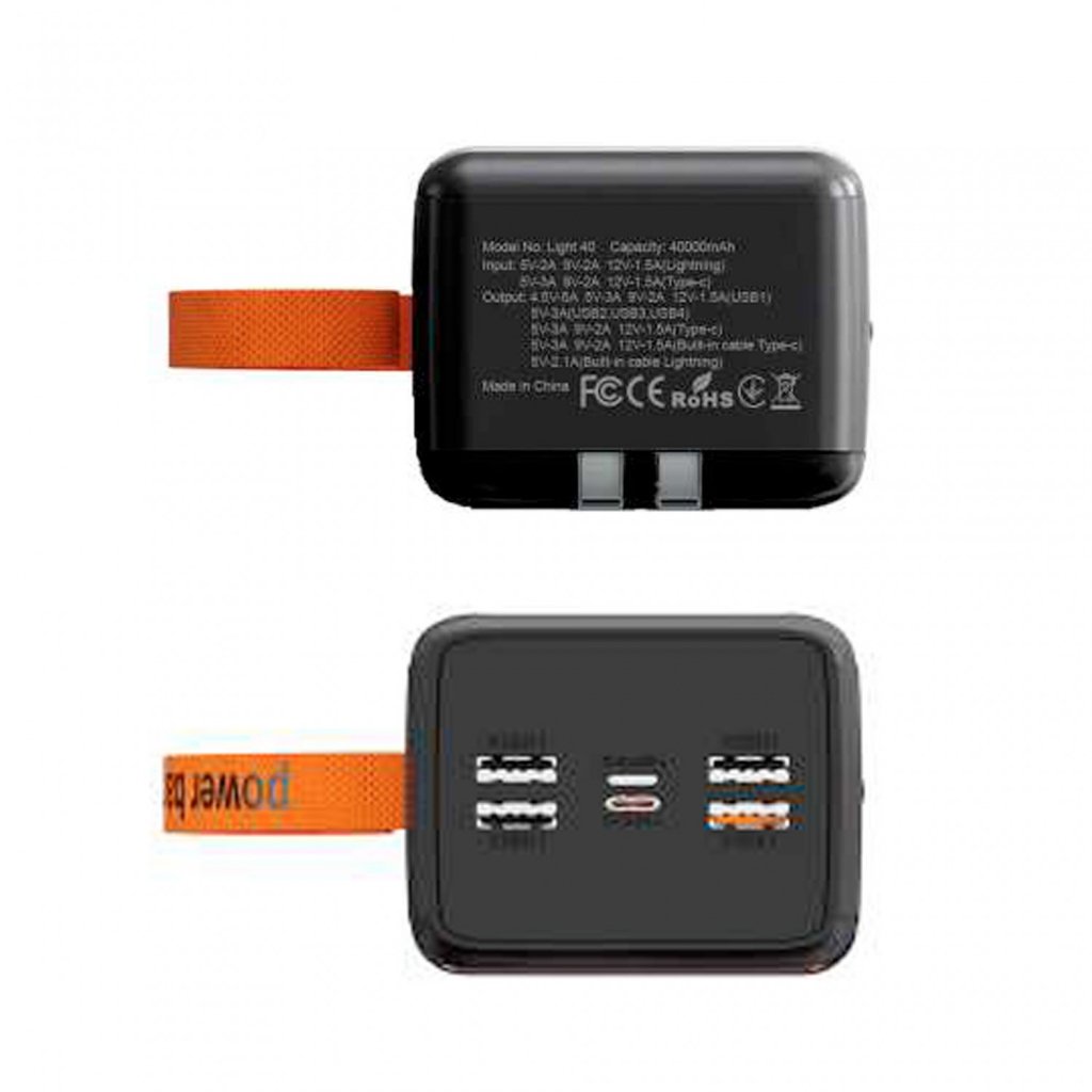 Батарея універсальна Aspiring Light 40 40000mAh PD/22.5W (PPLH.L04)