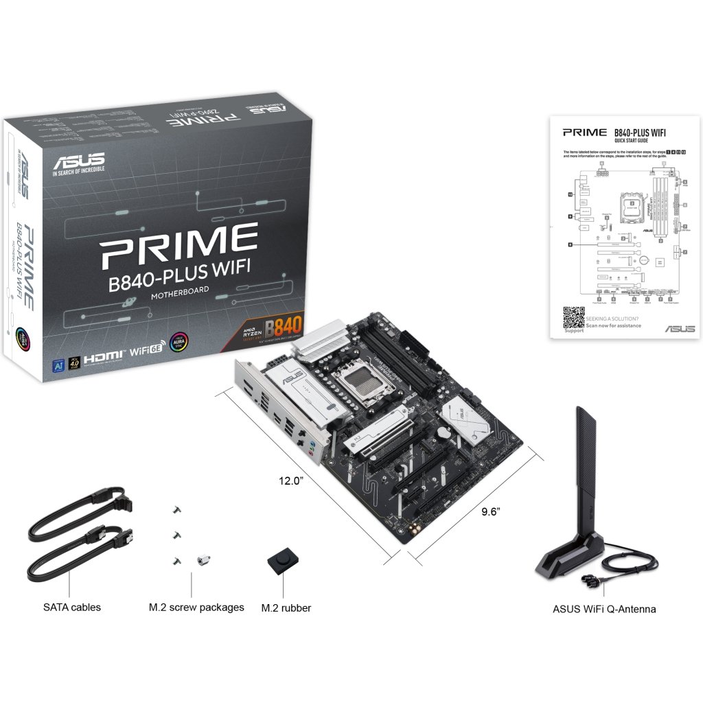 Материнська плата ASUS PRIME B840-PLUS WIFI