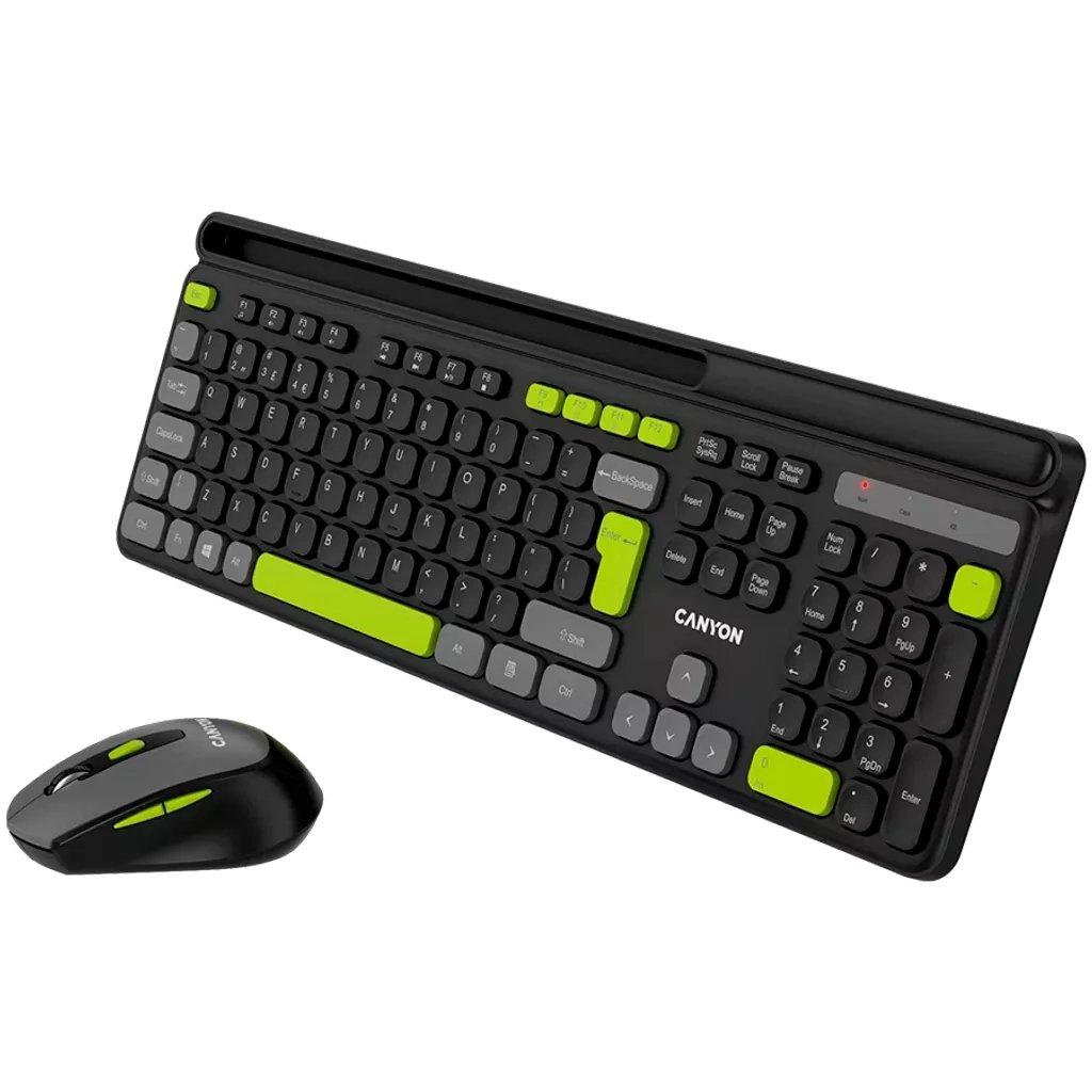 Комплект Canyon HSET-W5 Wireless UA Black (CNS-HSETW5BK)