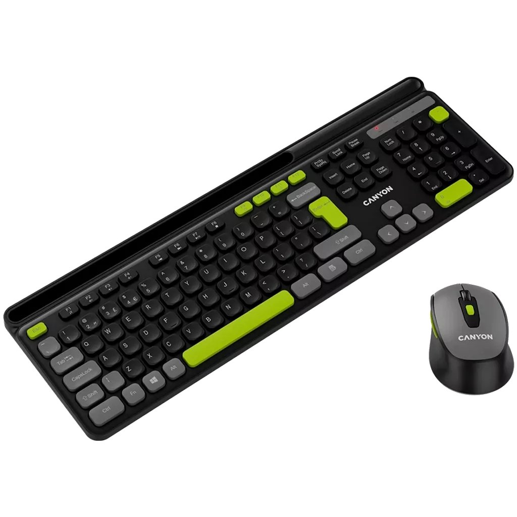 Комплект Canyon HSET-W5 Wireless UA Black (CNS-HSETW5BK)