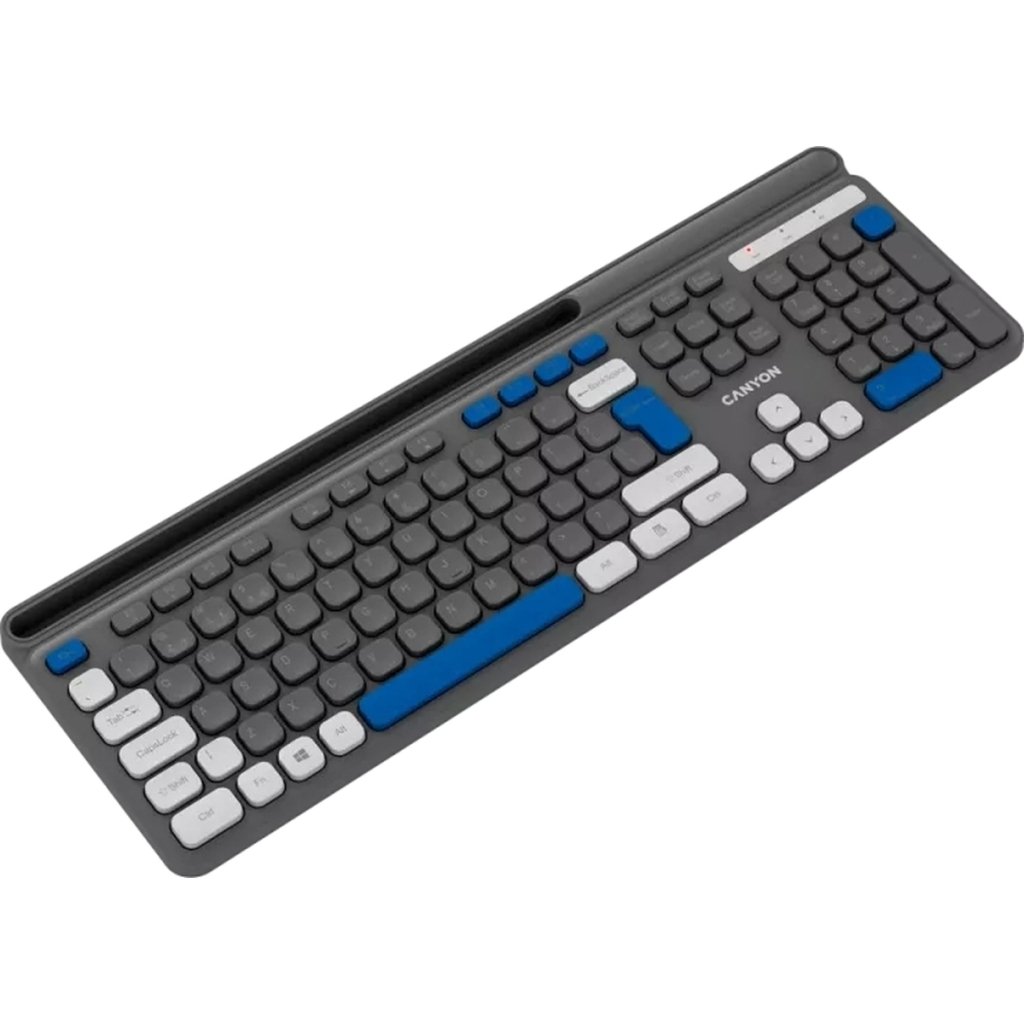 Клавіатура Canyon HKB-W03 Wireless UA Grey (CNS-HKBW03DG)