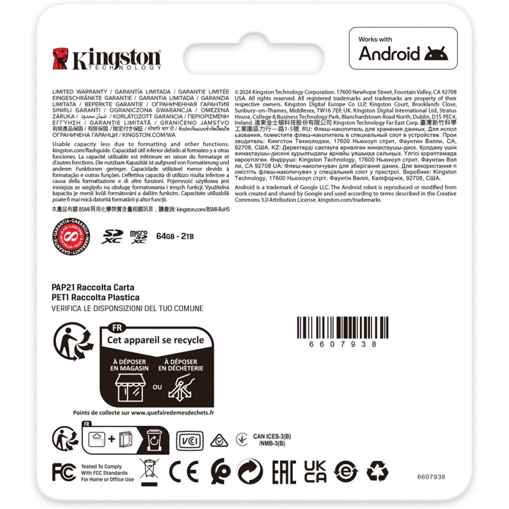 Карта пам’яті Kingston 256GB SDXC сlass 10 UHS-I U3 V30 Canvas Go Plus G4 (SDG4/256GB)