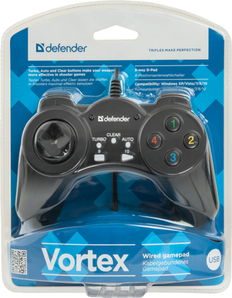 Геймпад Defender Vortex USB (64249)