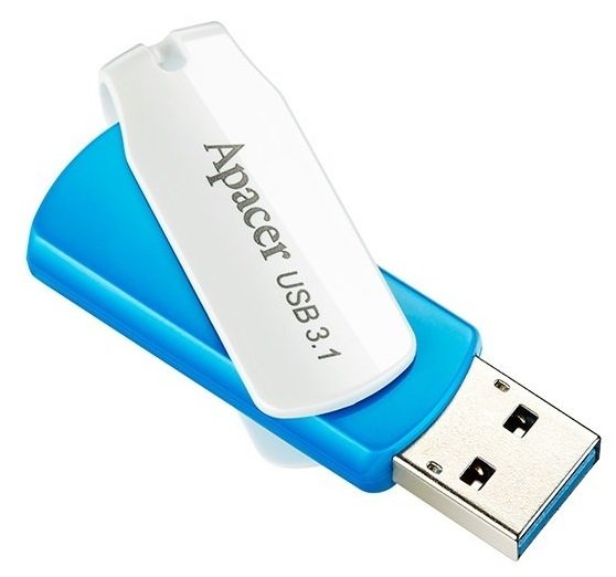 Flash Drive Apacer AH357 32GB USB (AP32GAH357U-1) Blue/White