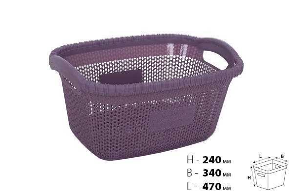 Кошик для білизни VIOLET HOUSE PLUM Віолетта