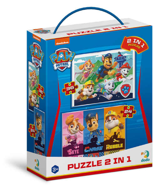 Пазл Dodo Paw Patrol Такі хороші цуценята, 2 в 1 (200561)