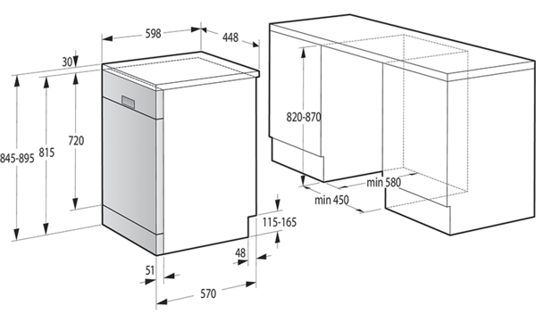 Посудомийна машина Gorenje GS541D10X