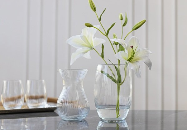 Ваза Trendglass Asta Ribs, 18 см