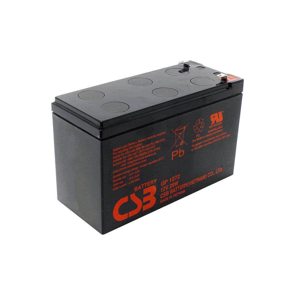Батарея до ДБЖ CSB 12В 7.2 Ач (GP1272_28W)