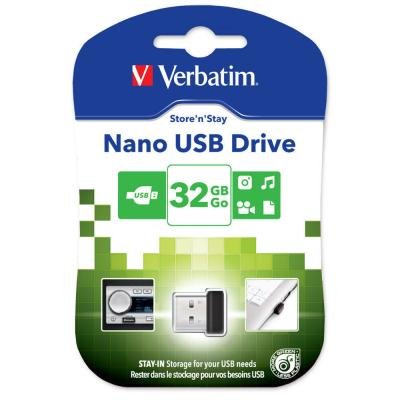 USB флеш накопичувач Verbatim 32GB Store ‘n’ Stay NANO USB 2.0 (98130)