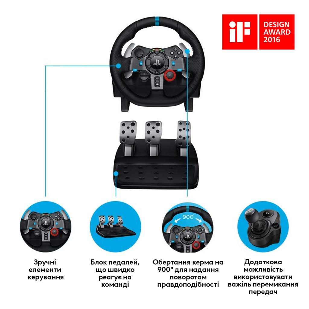 Кермо Logitech G29 Driving Force Racing Wheel