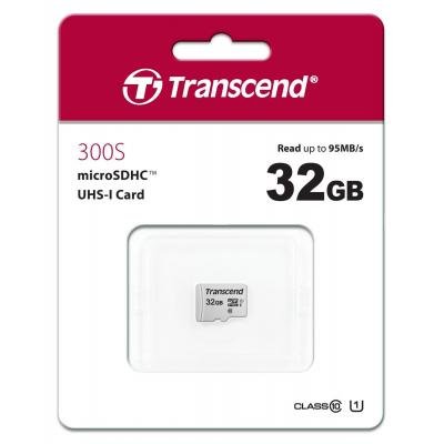 Карта пам’яті Transcend 32GB microSDHC class 10 UHS-I U1 (TS32GUSD300S)
