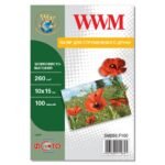 Фотопапір WWM 10×15 (SM260.F100)