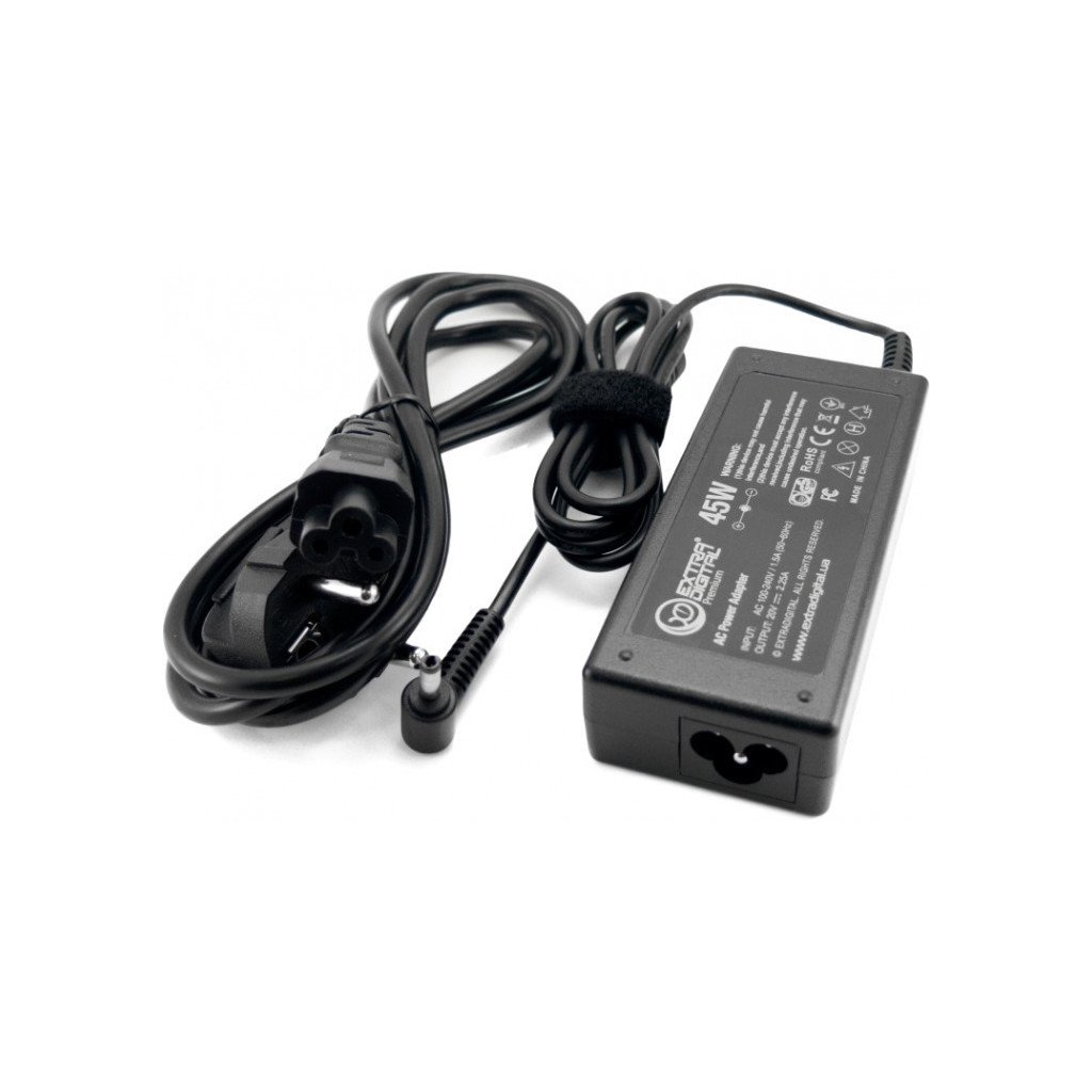 Блок живлення до ноутбуку Extradigital Lenovo 20V, 2.25A, 45W (4.0×1.7) (PSL3864)