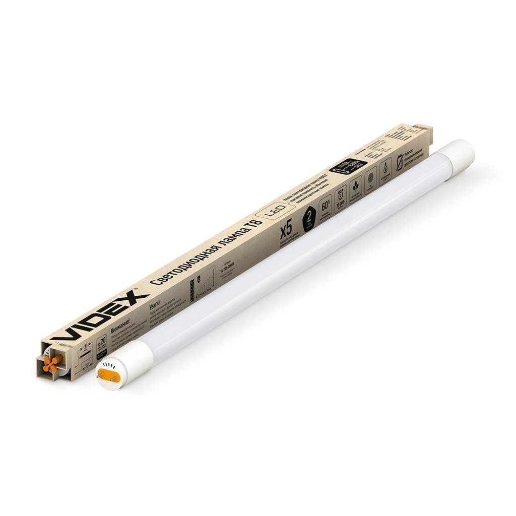 Лампочка Videx LED T8b 18W 1.2M 6200K 220V, матовая (VL-T8b-18126)