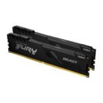 Модуль пам’яті для комп’ютера DDR4 32GB (2x16GB) 3200 MHz Fury Beast Black Kingston Fury (ex.HyperX) (KF432C16BB1K2/32)