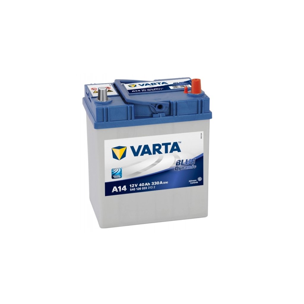 Акумулятор автомобільний Varta Blue Dynamic 40Аh без нижн. бурта (540126033)
