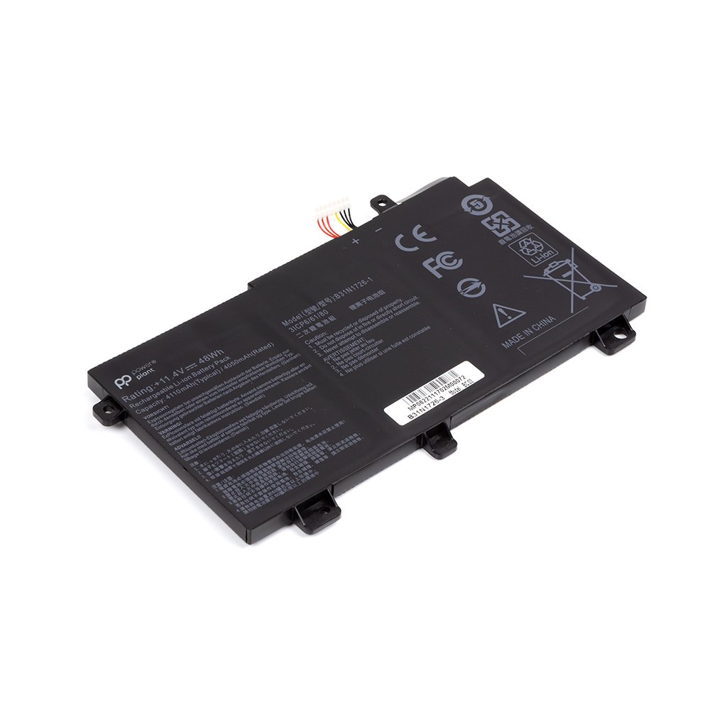 Акумулятор до ноутбука ASUS TUF Gaming FX504GD (B31N1726) 11.4V 4212mAh, Shape-A (NB431151)