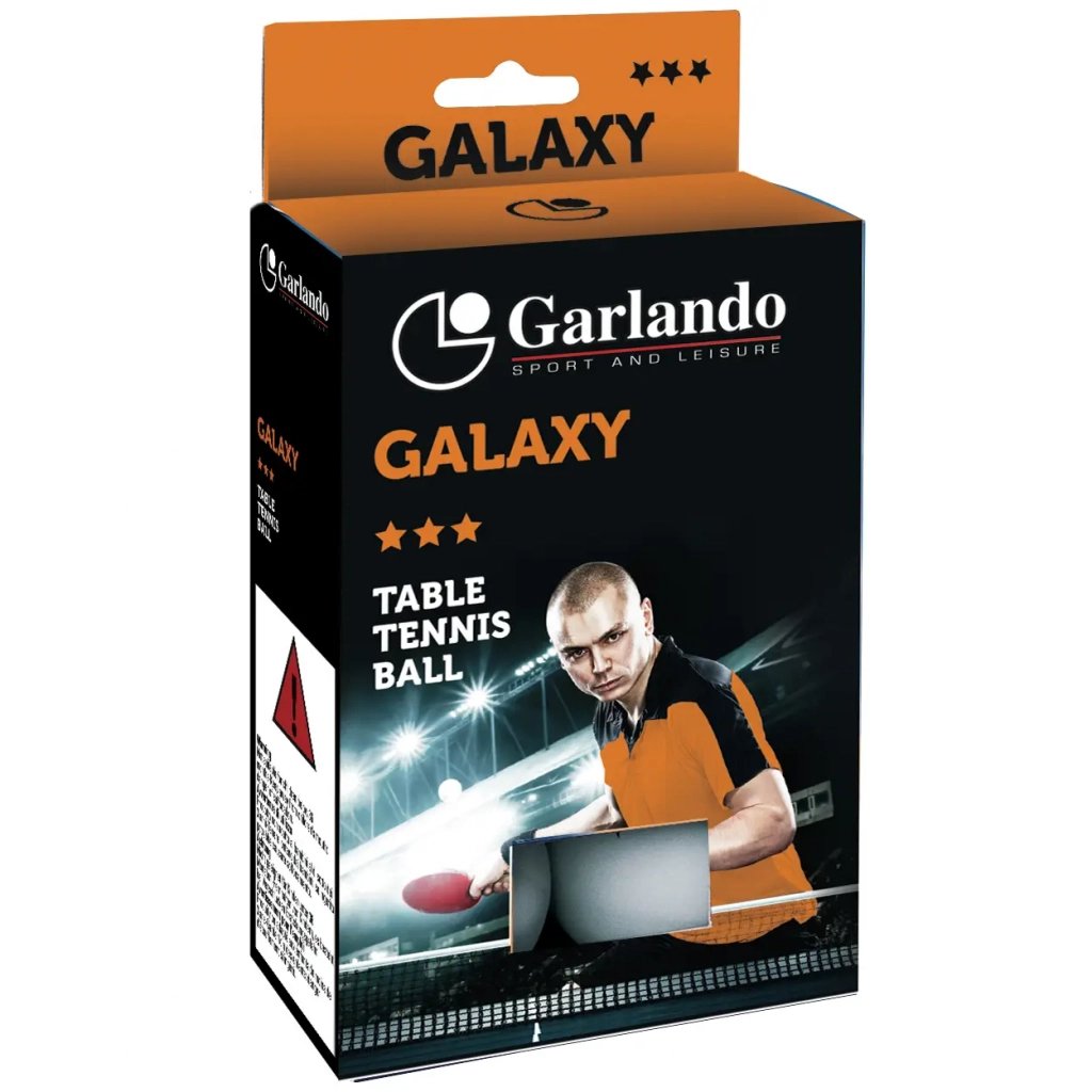 М’ячик для теніса Garlando Galaxy 3 Stars 6 шт (2C4-119) (929523)