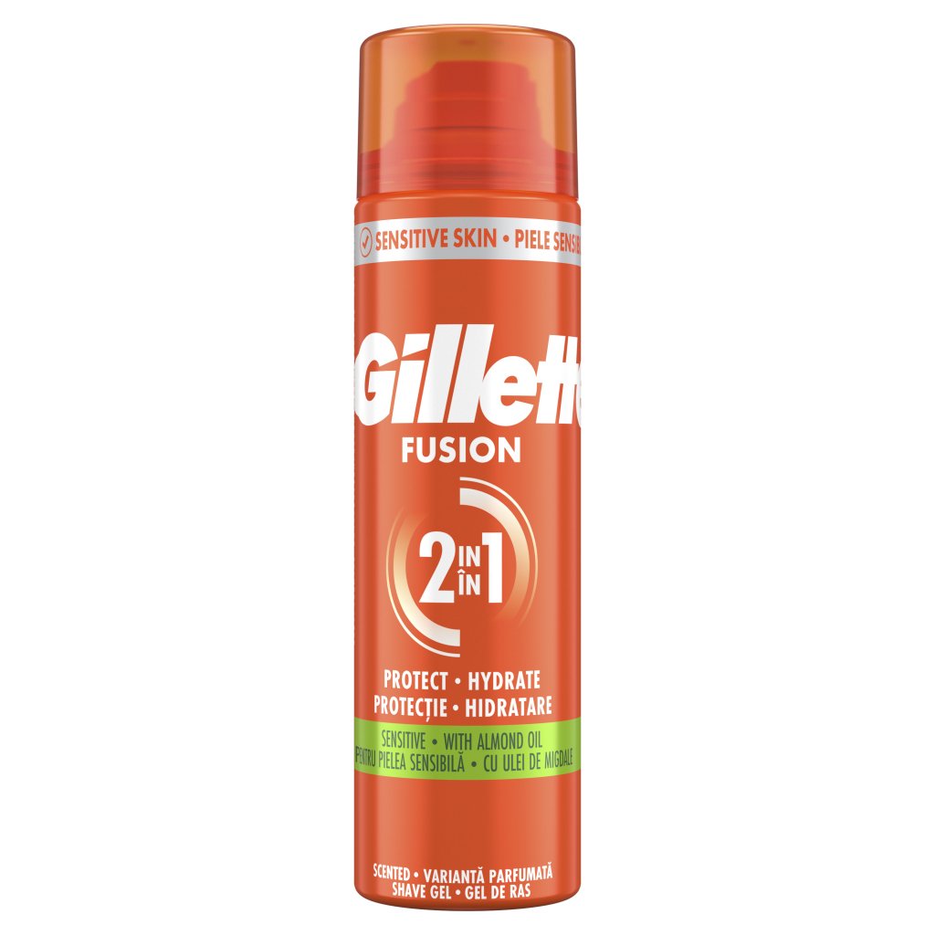 Гель для гоління Gillette Fusion Для чутливої шкіри 200 мл (7702018617098)