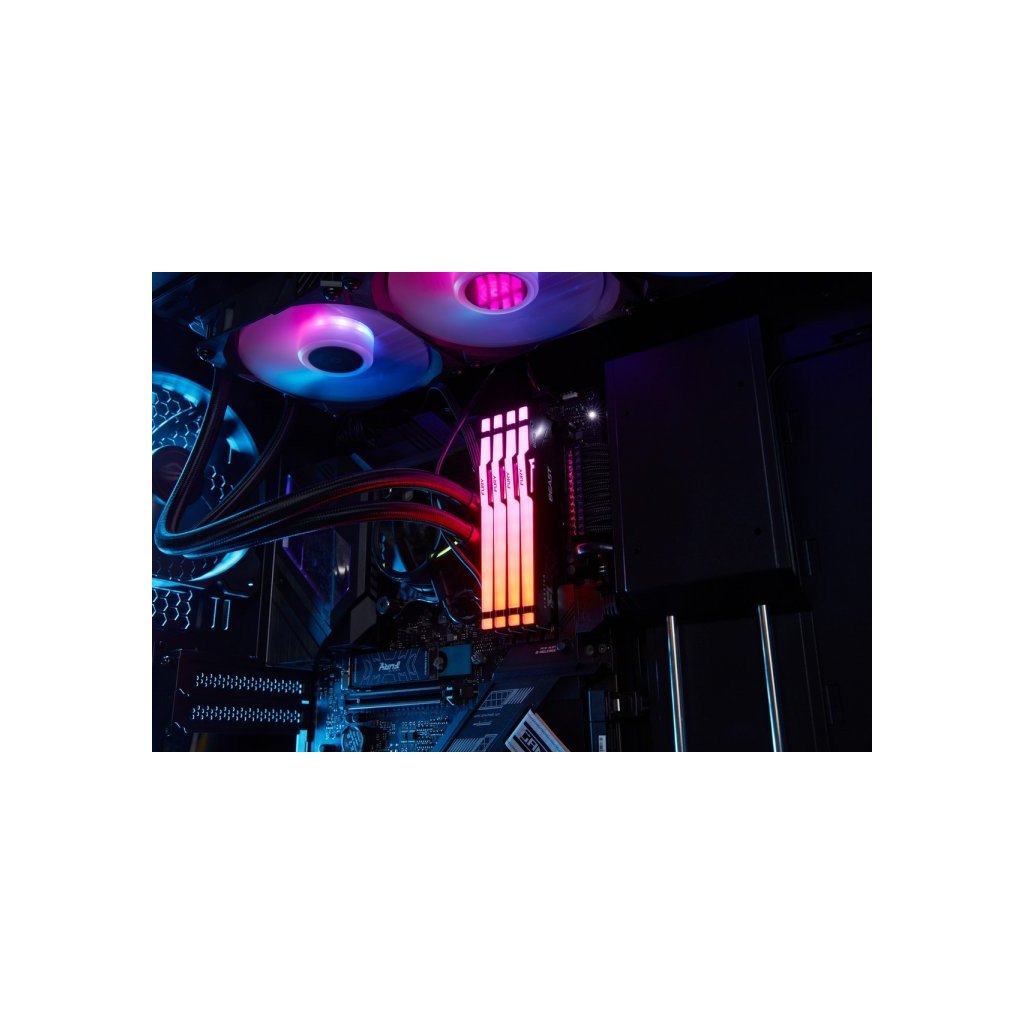 Модуль пам’яті для комп’ютера DDR5 32GB (2x16GB) 5200 MHz Beast RGB XMP Kingston Fury (ex.HyperX) (KF552C40BBAK2-32)