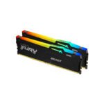 Модуль пам’яті для комп’ютера DDR5 32GB (2x16GB) 5200 MHz Beast RGB XMP Kingston Fury (ex.HyperX) (KF552C40BBAK2-32)