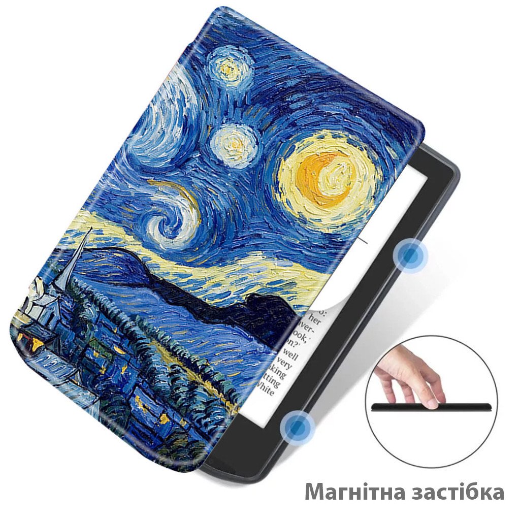 Чохол до електронної книги BeCover Smart Case PocketBook 629 Verse / 634 Verse Pro 6″ Night (710980)