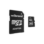 Карта пам’яті Wibrand 4GB microSD class 4 (WICDC4/4GB-A)