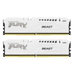 Модуль пам’яті для комп’ютера DDR5 32GB (2x16GB) 6000 MHz Beast White EXPO Kingston Fury (ex.HyperX) (KF560C30BWEK2-32)