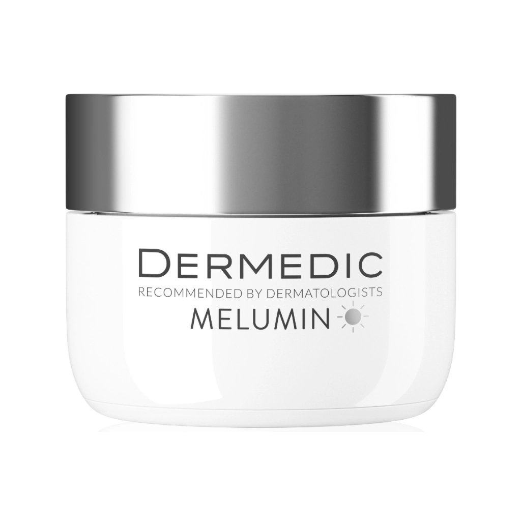 Крем для обличчя Dermedic Melumin Денний Захисний Освітлювальний SPF50+ 50 мл (5901643177089)