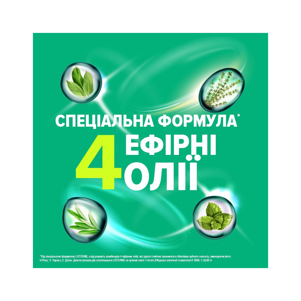 Ополіскувач для порожнини рота Listerine Сплеск свіжості 500 мл (5010123703547)