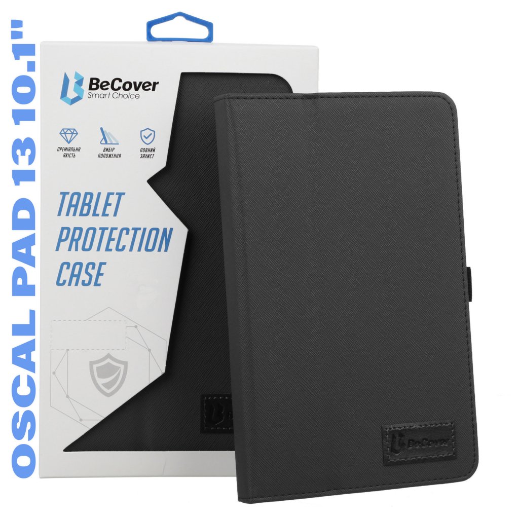 Чохол до планшета BeCover Slimbook Oscal Pad 13 10.1″ Black (712830)