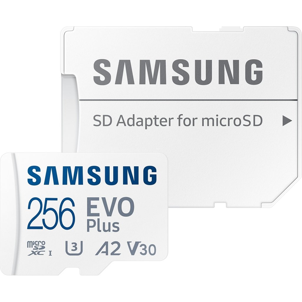 Карта пам’яті Samsung 256GB microSD class 10 UHS-I U3 V30 A2 EVO Plus (MB-MC256SA/EU)