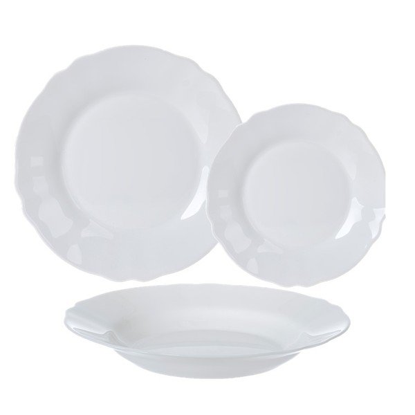 Сервіз LUMINARC LOUIS XV WHITE, 18 предметів